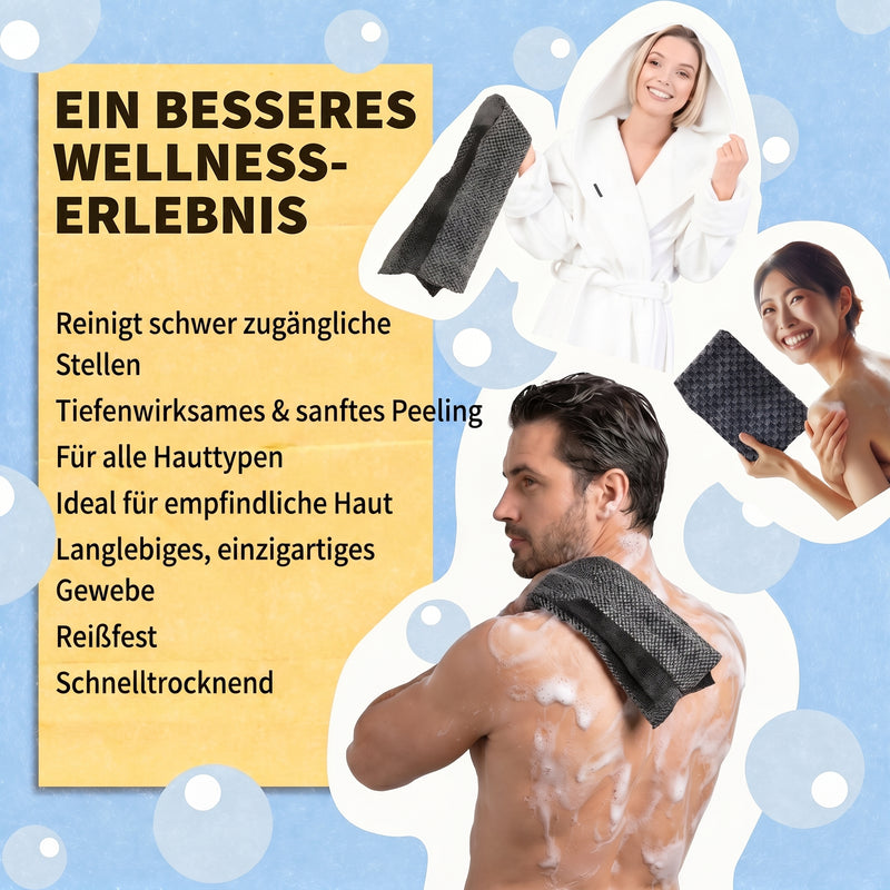 Rouva Antibakterielles Peeling-Duschtuch